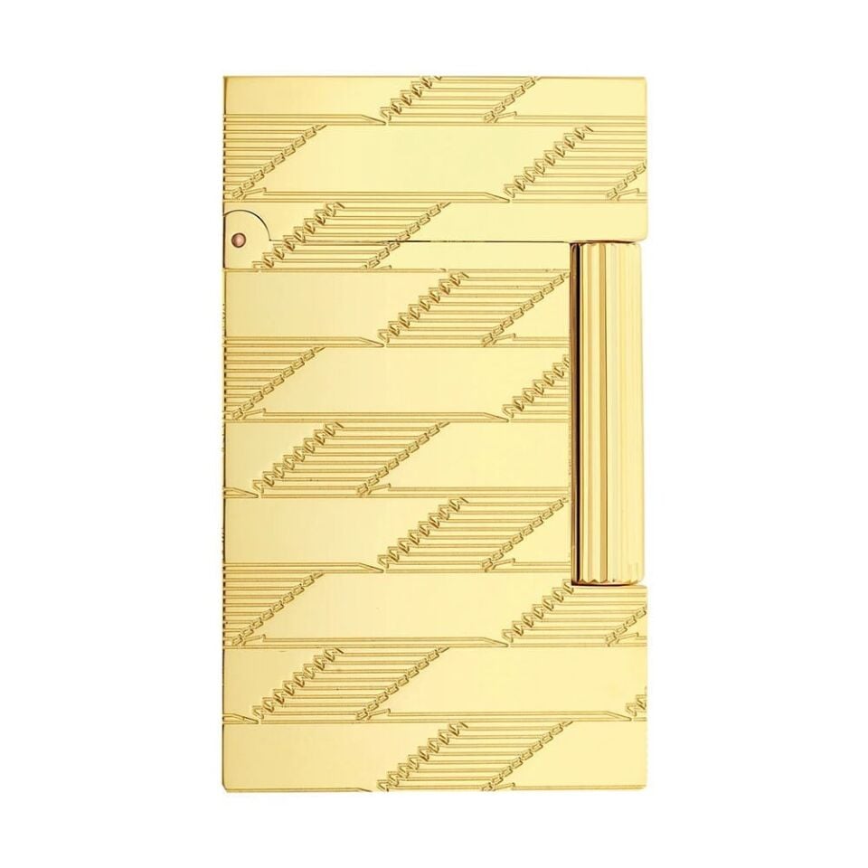 S.T. Dupont Ligne 2 Monogram 1872 Gold Çakmak C16178