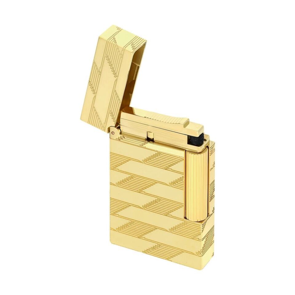 S.T. Dupont Ligne 2 Monogram 1872 Gold Çakmak C16178