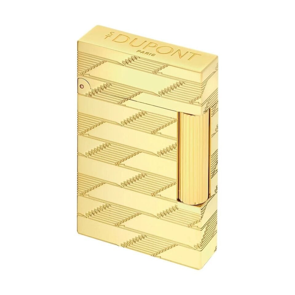 S.T. Dupont Ligne 2 Monogram 1872 Gold Çakmak C16178