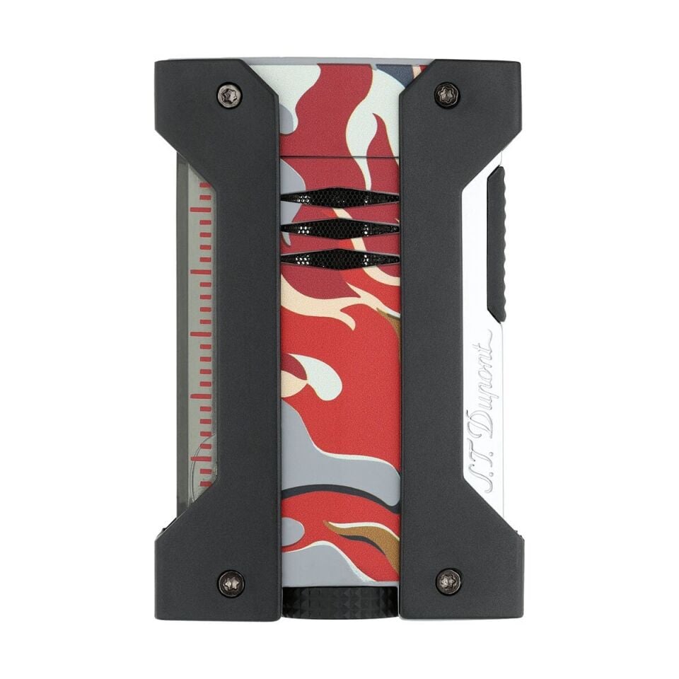 S.T. Dupont Defi Extreme Kamuflaj Kırmızı Çakmak 21451