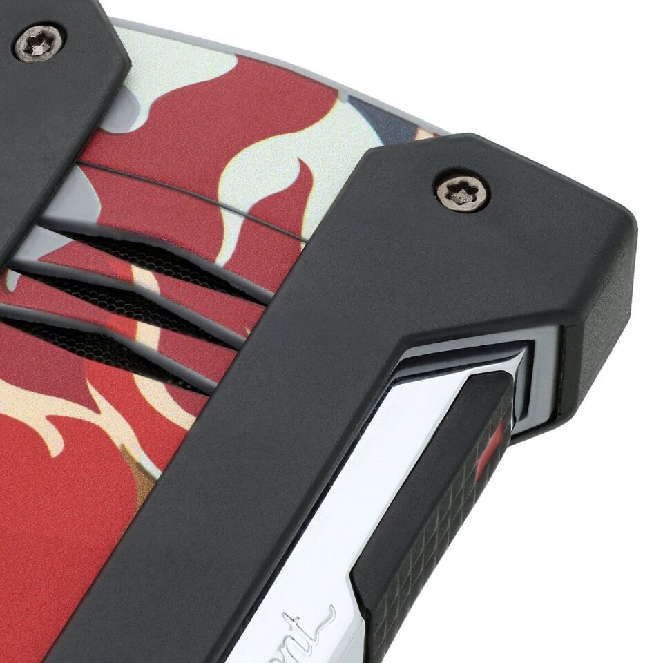 S.T. Dupont Defi Extreme Kamuflaj Kırmızı Çakmak 21451