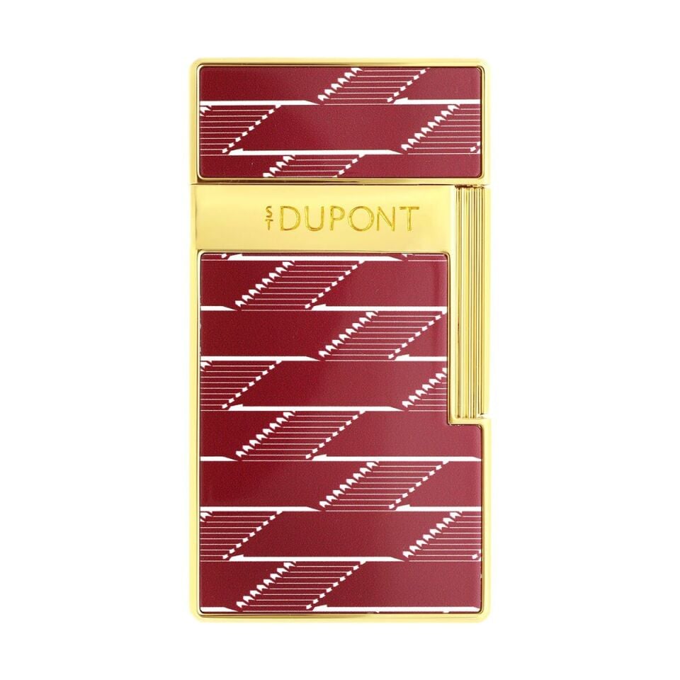 S.T. Dupont Biggy Monogram 1872 Çakmak Kırmızı 25078