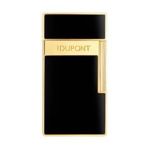 S.T. Dupont Biggy Gold & Siyah Lacquer Çakmak 25222
