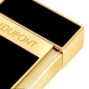 S.T. Dupont Biggy Gold & Siyah Lacquer Çakmak 25222