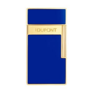S.T. Dupont Biggy Gold & Mavi Lacquer Çakmak 25225