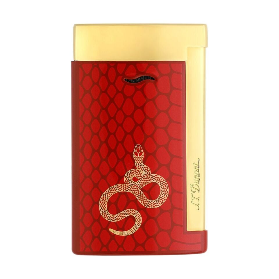 S.T. Dupont Slim 7 Snake Çakmak Kırmızı 27075