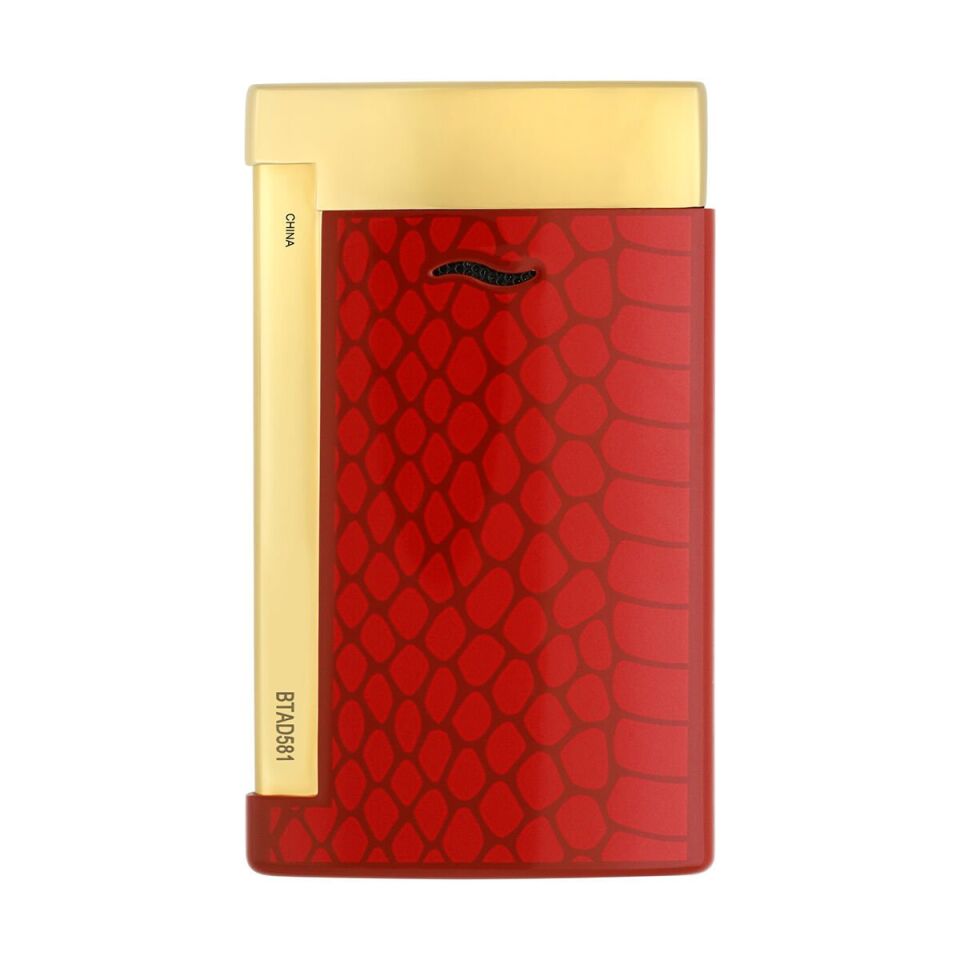 S.T. Dupont Slim 7 Snake Çakmak Kırmızı 27075