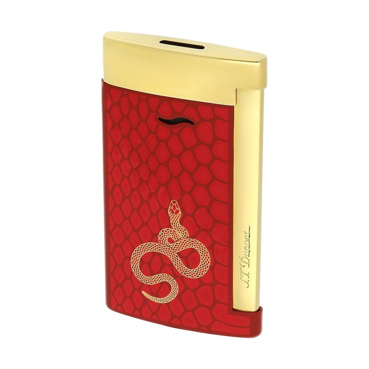 S.T. Dupont Slim 7 Snake Çakmak Kırmızı 27075