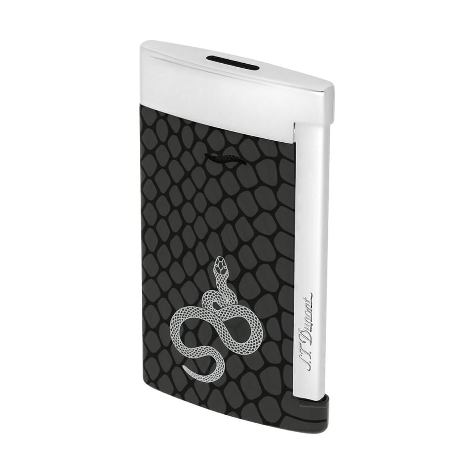 S.T. Dupont Slim 7 Snake Çakmak Siyah 27076