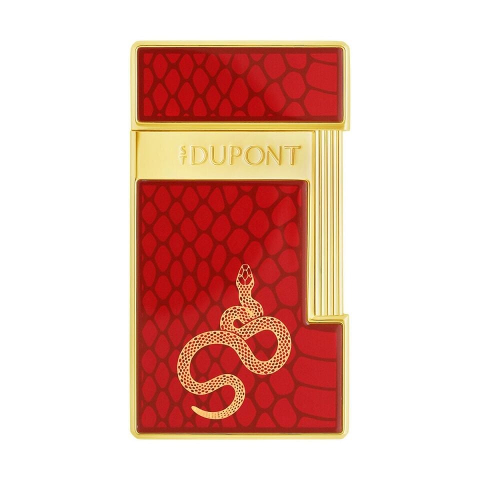 S.T. Dupont Slimmy Snake Çakmak Kırmızı 28075