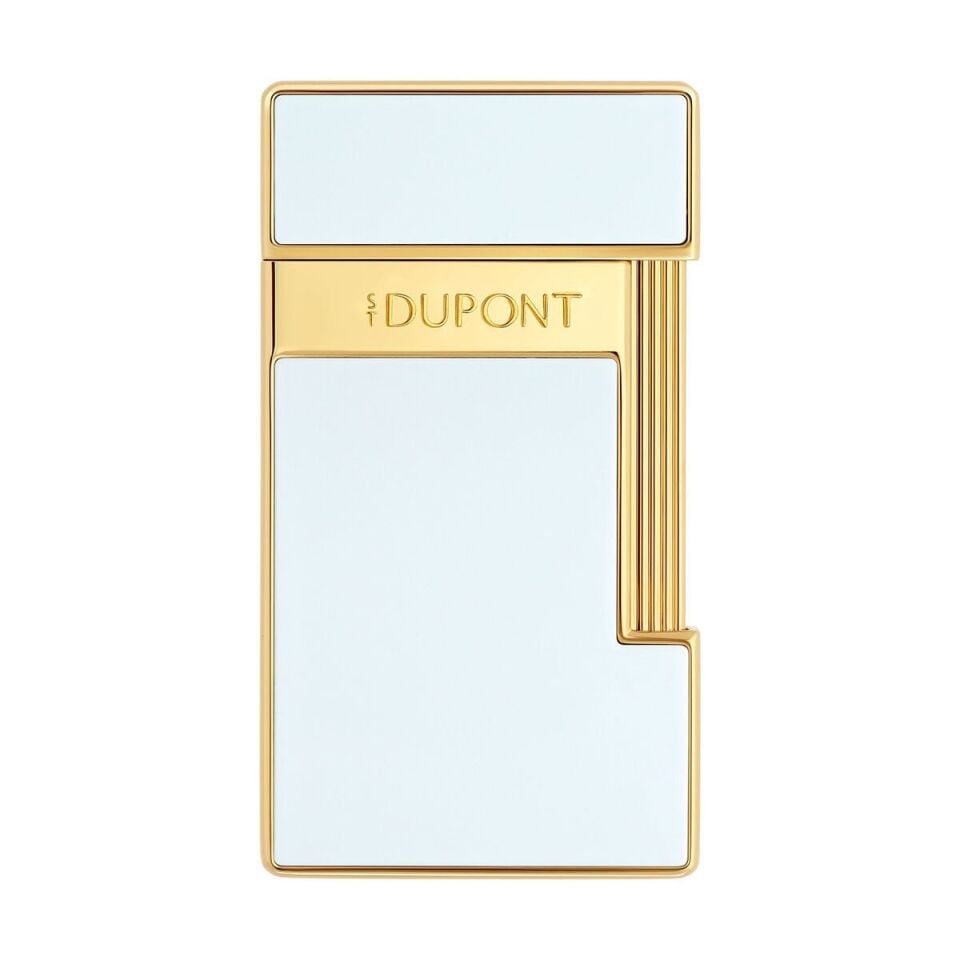 S.T. Dupont Slimmy Gold & Beyaz Lacquer Çakmak 28224