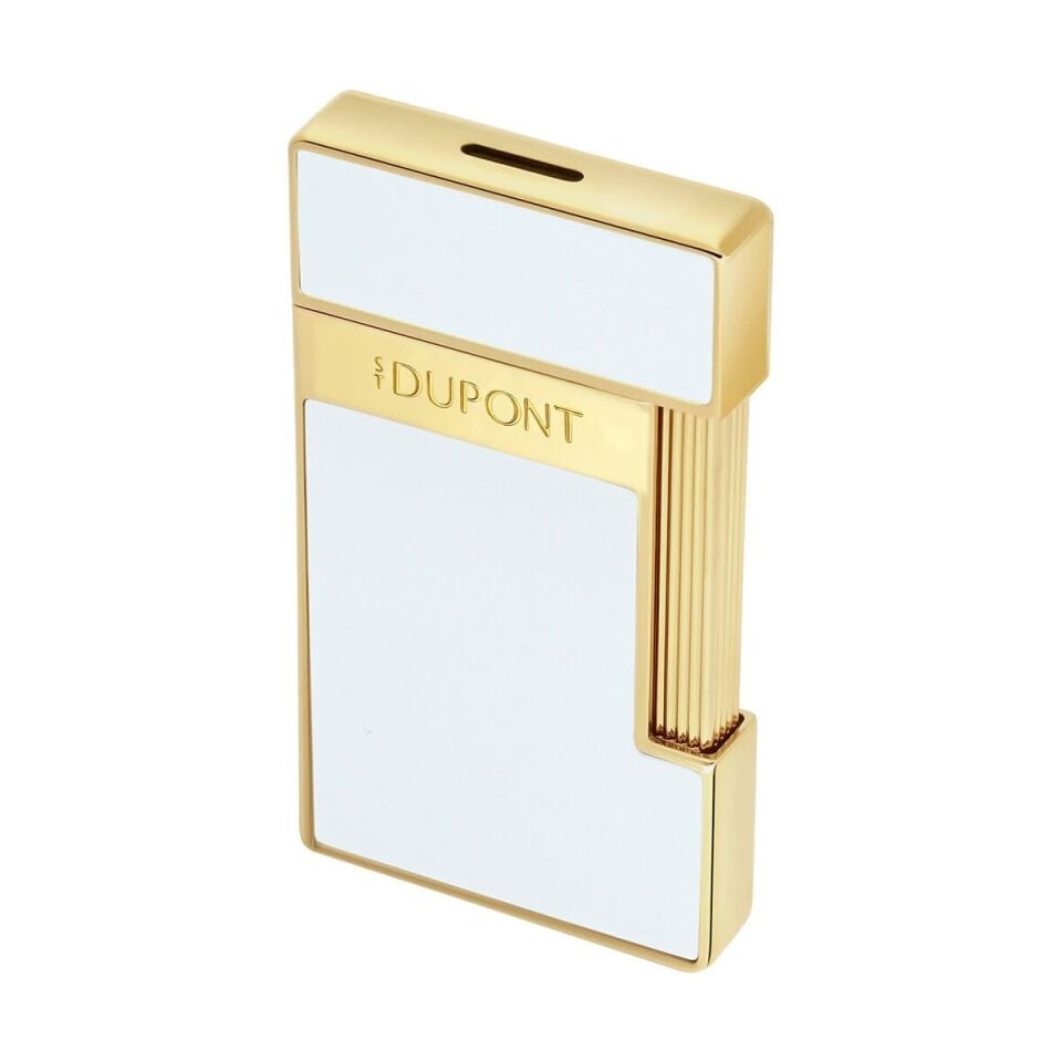 S.T. Dupont Slimmy Gold & Beyaz Lacquer Çakmak 28224