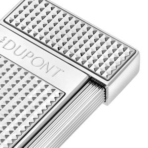 S.T. Dupont Slimmy Diamond Head Silver Çakmak 28120