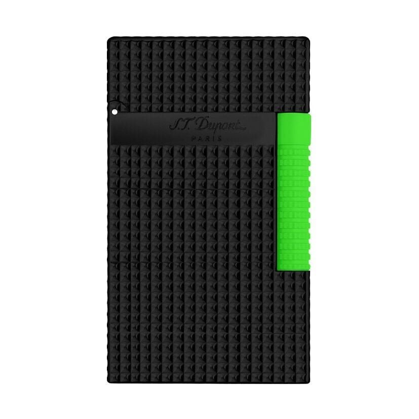 S.T. Dupont New Le Grand Fluo Neon Yeşil & Siyah Çakmak C23072
