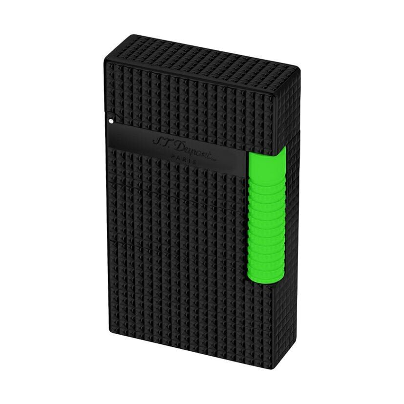 S.T. Dupont New Le Grand Fluo Neon Yeşil & Siyah Çakmak C23072