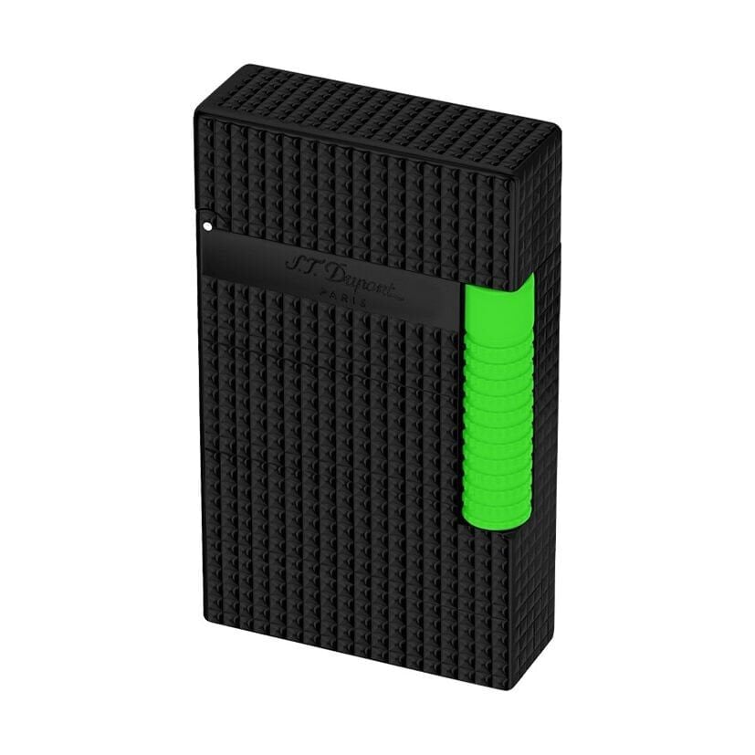 S.T. Dupont New Le Grand Fluo Neon Yeşil & Siyah Çakmak C23072