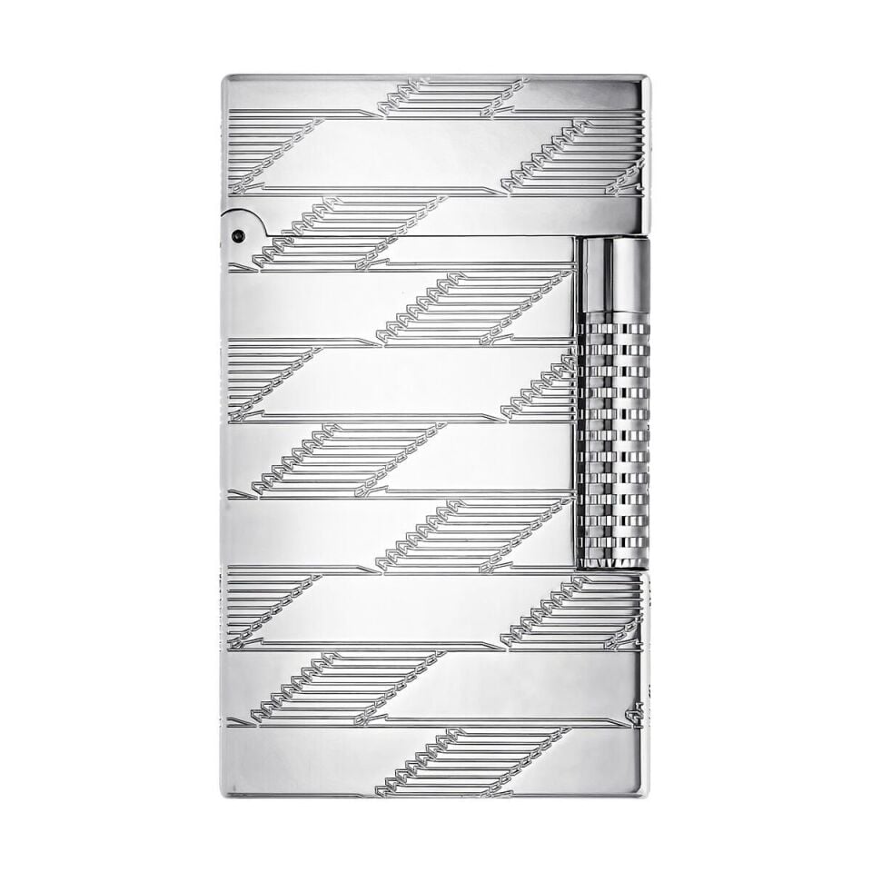 S.T. Dupont New Le Grand Monogram 1872 Silver Çakmak C23180