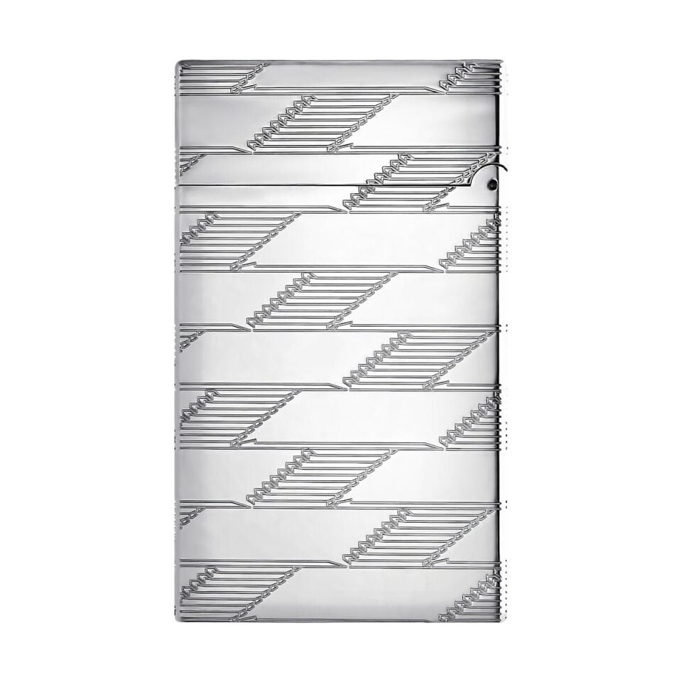 S.T. Dupont New Le Grand Monogram 1872 Silver Çakmak C23180