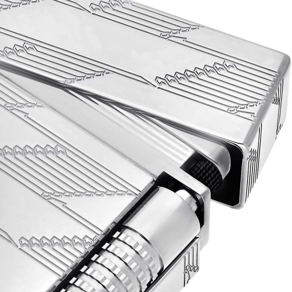 S.T. Dupont New Le Grand Monogram 1872 Silver Çakmak C23180