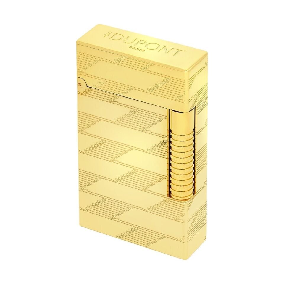 S.T. Dupont New Le Grand Monogram 1872 Gold Çakmak C23178