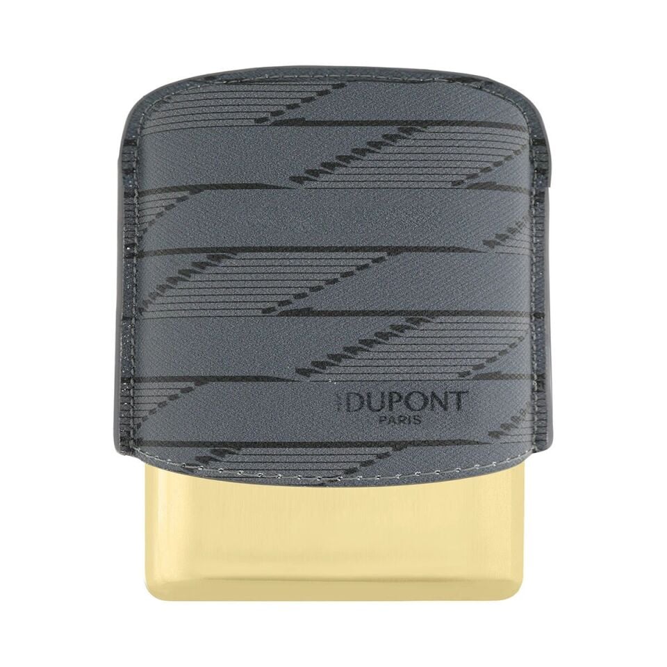 S.T. Dupont Monogram 1872 Sigara & Sigarillo Kılıfı Koyu Gri 183179