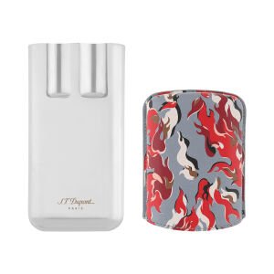 S.T. Dupont Üçlü Puro Kılıfı Kamuflaj Kırmızı 183451