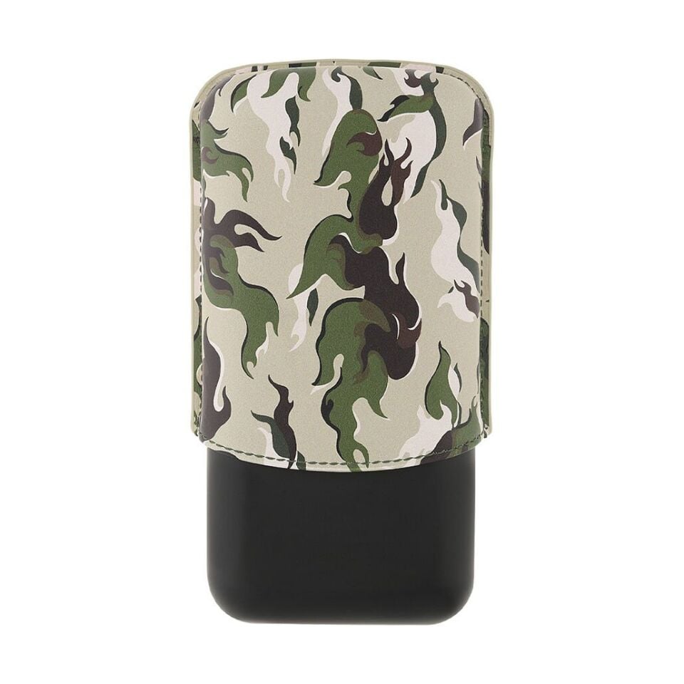 S.T. Dupont Üçlü Puro Kılıfı Kamuflaj Yeşil 183450