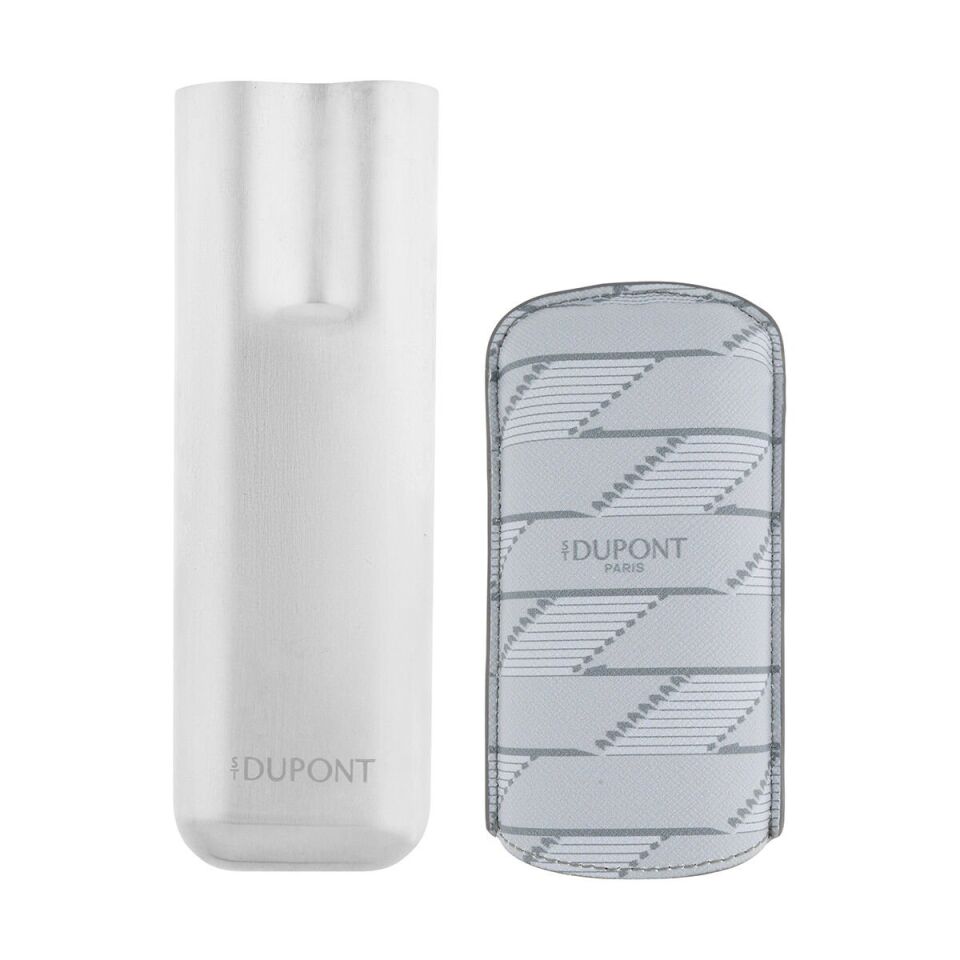 S.T. Dupont Monogram 1872 İkili Puro Kılıfı Gri 183480