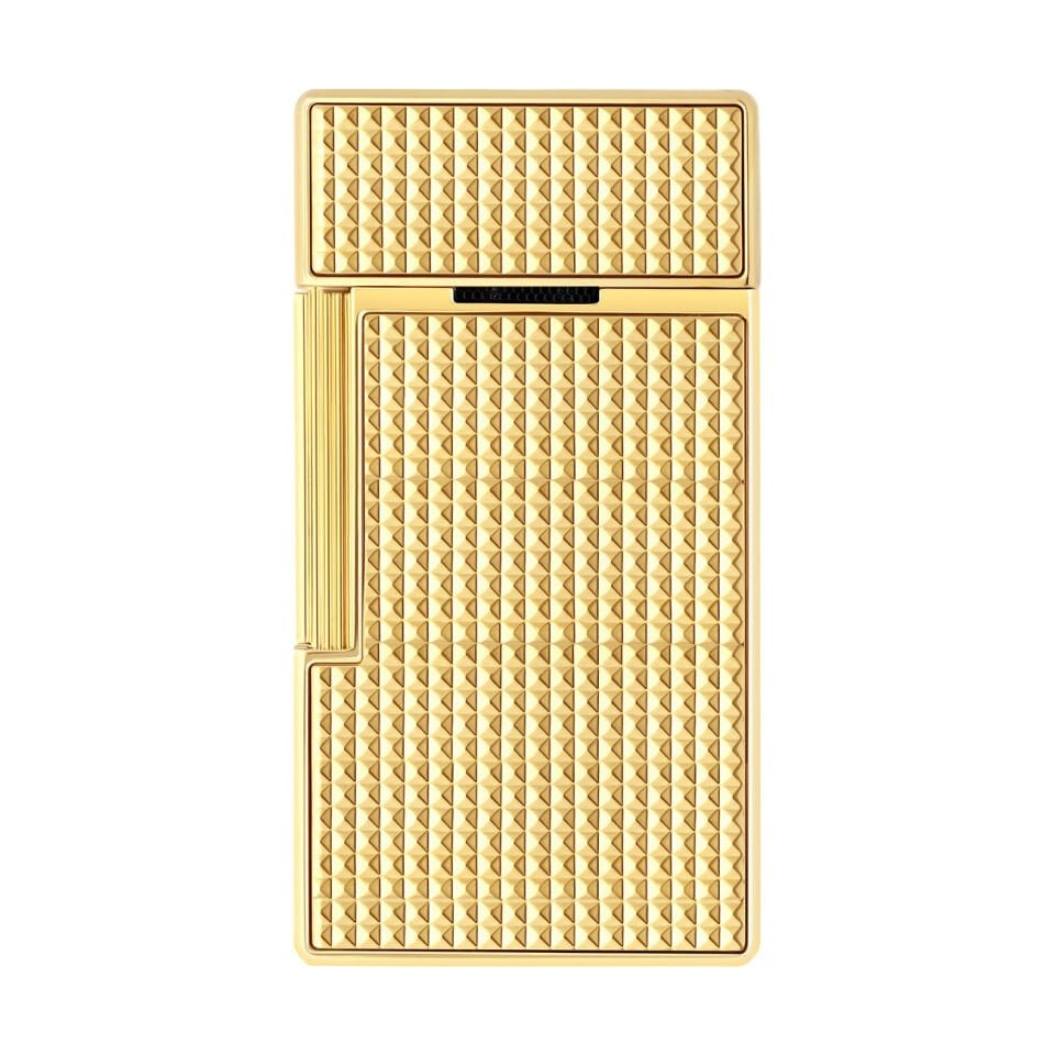 S.T. Dupont Biggy Diamond Head Gold Çakmak 25209