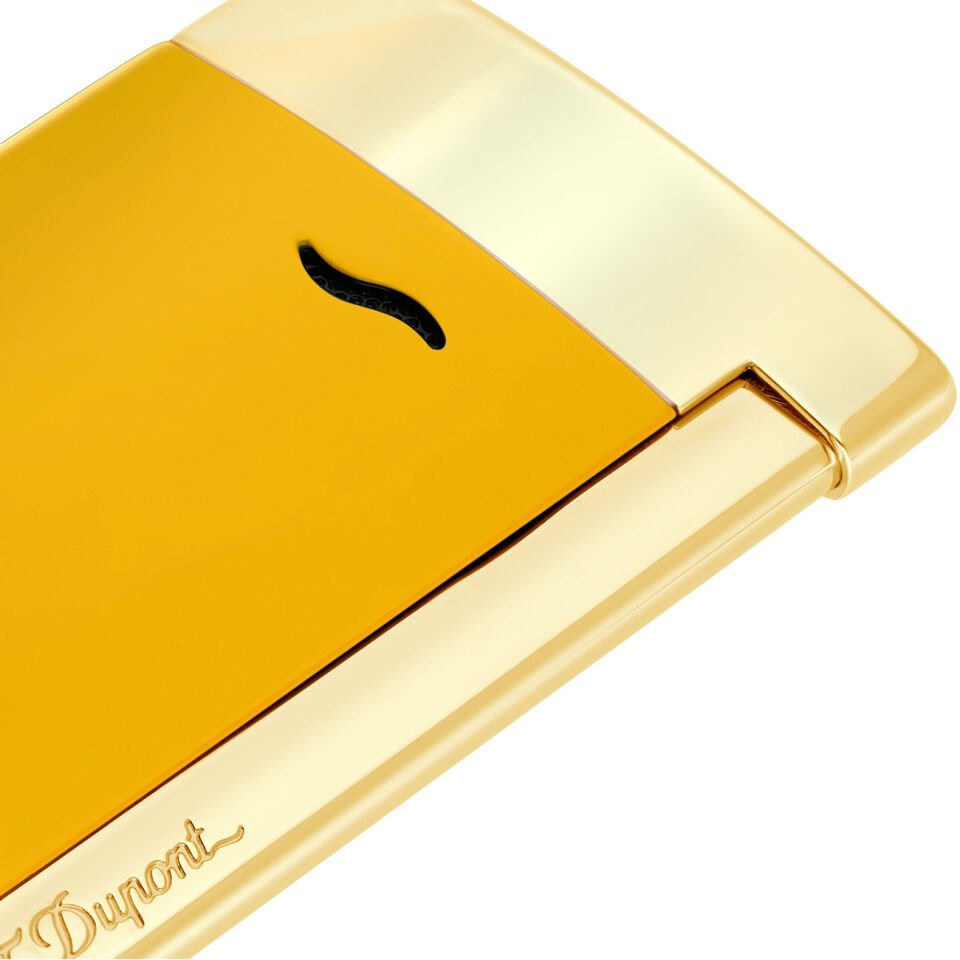 S.T. Dupont Slim 7 Dragon Sarı & Gold Çakmak 27775
