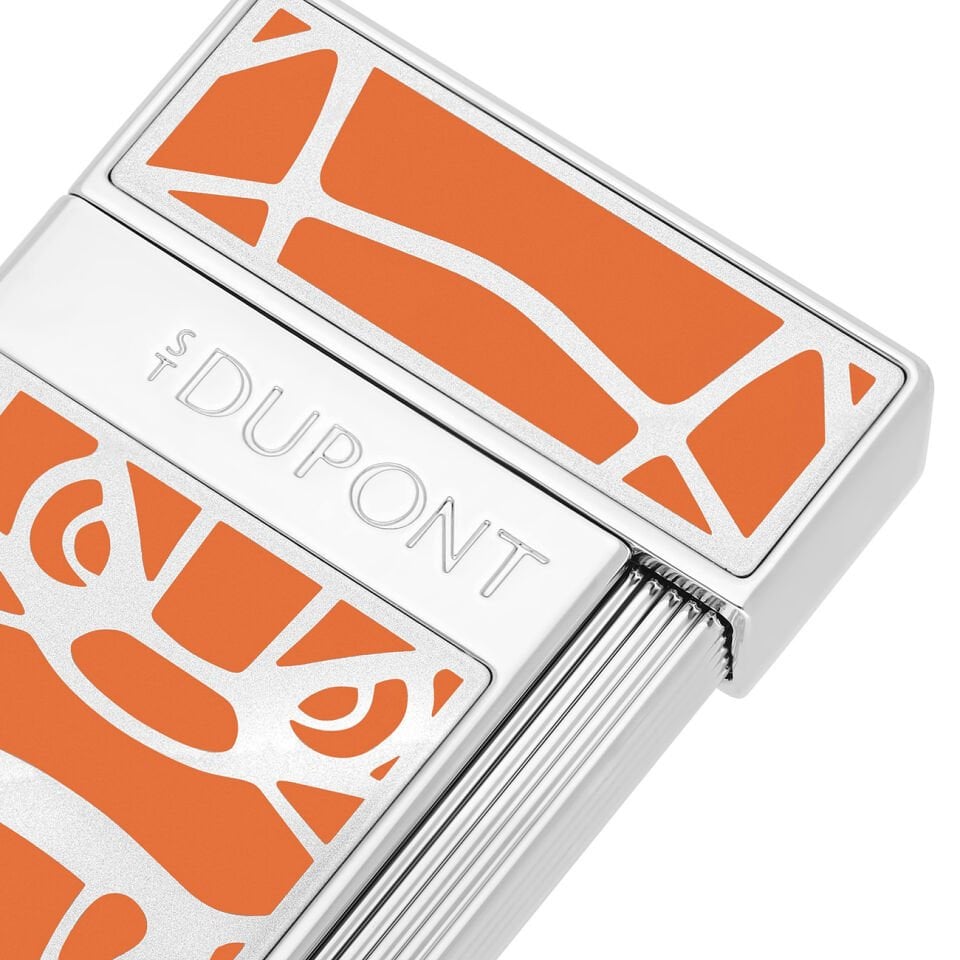 S.T. Dupont Slimmy Orlinski Çakmak Turuncu 28063