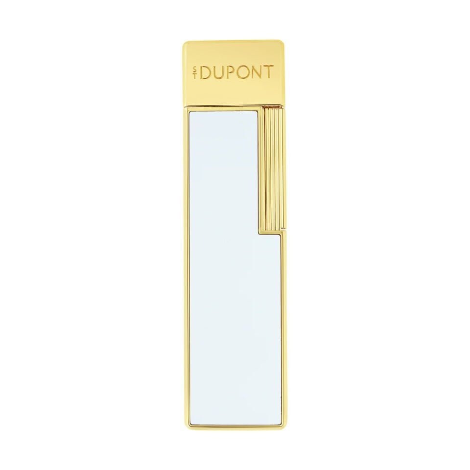 S.T. Dupont Twiggy Gold & Beyaz Lacquer Çakmak 30031
