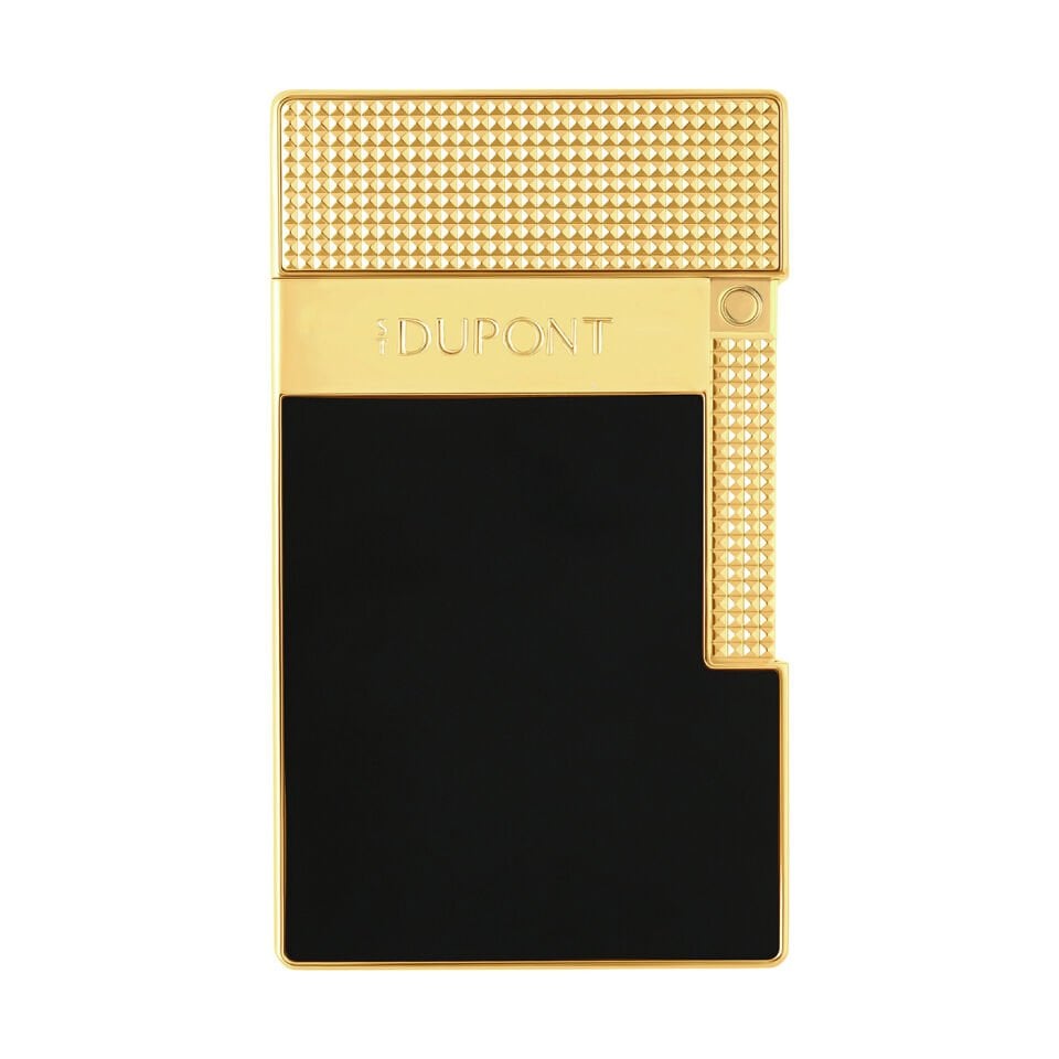 S.T. Dupont Siyah Lacquer & Gold Masa Çakmağı T20100