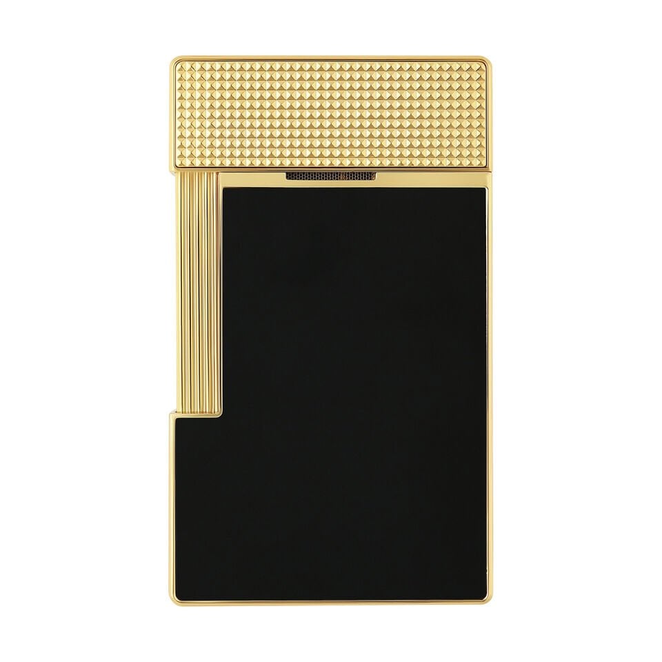 S.T. Dupont Siyah Lacquer & Gold Masa Çakmağı T20100