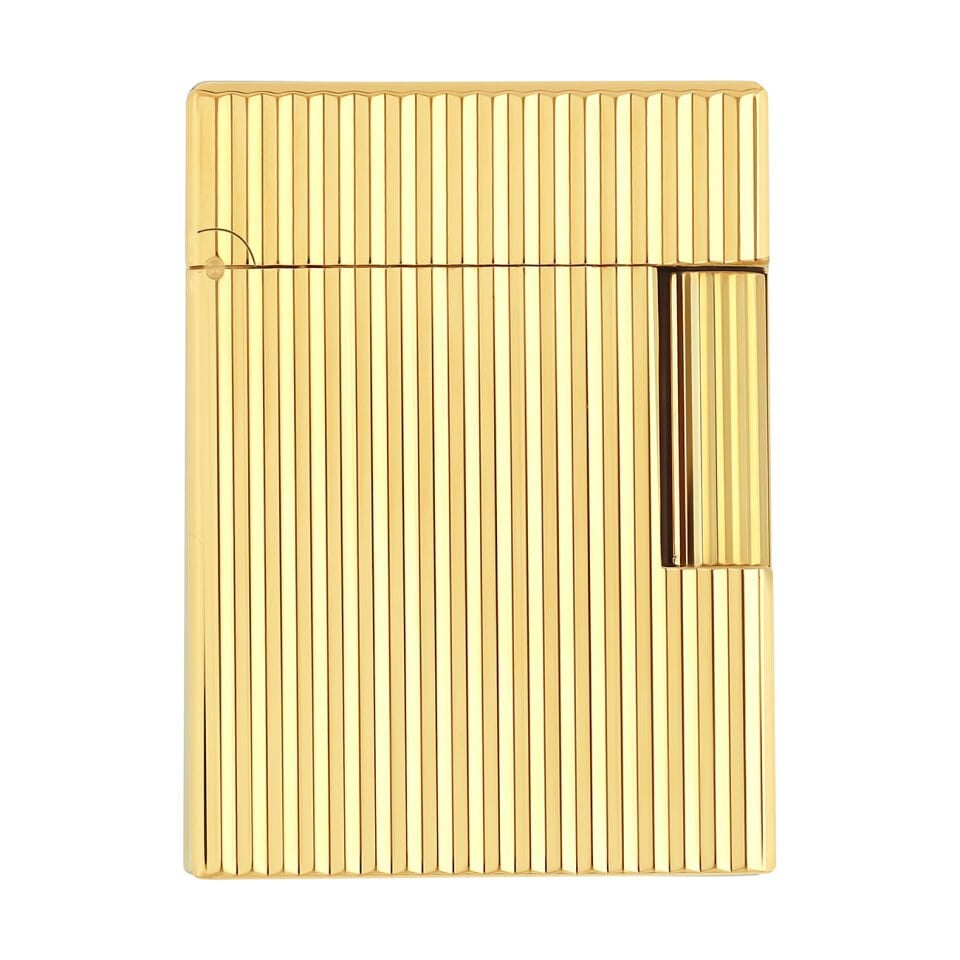 S.T. Dupont Ligne 1 Vertical Lines Gold Çakmak C14020