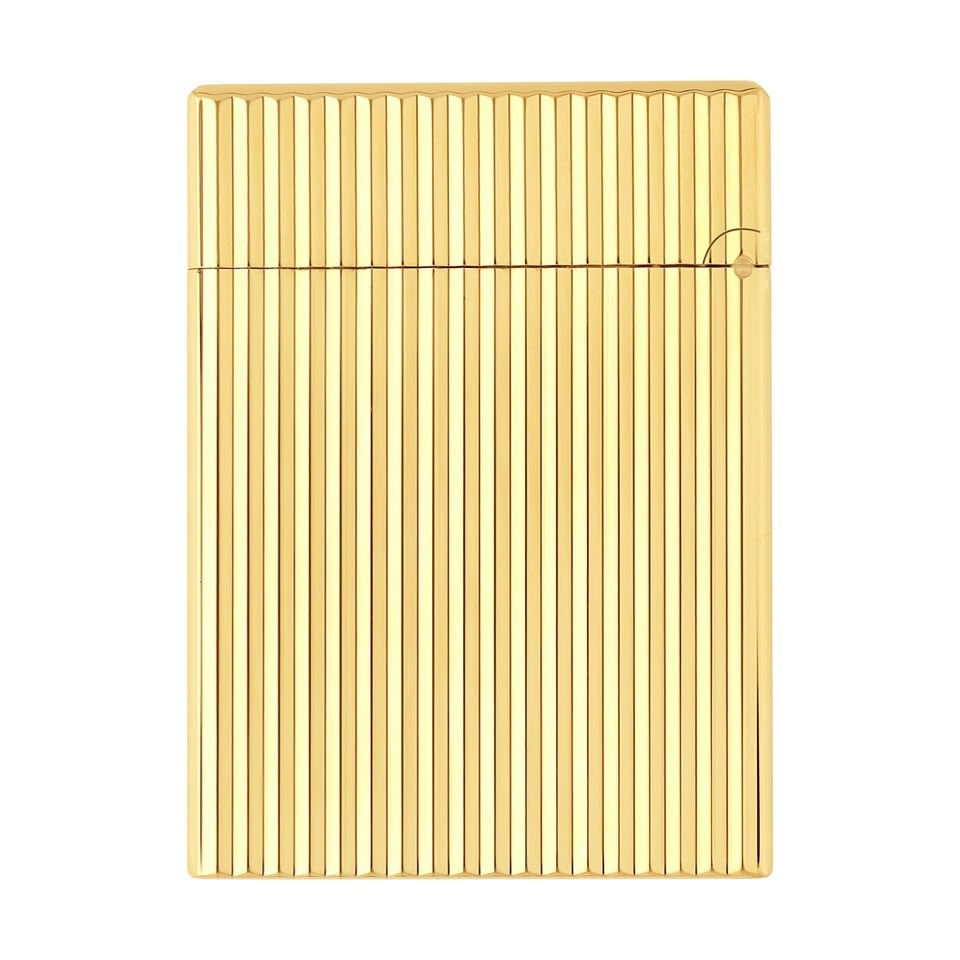 S.T. Dupont Ligne 1 Vertical Lines Gold Çakmak C14020
