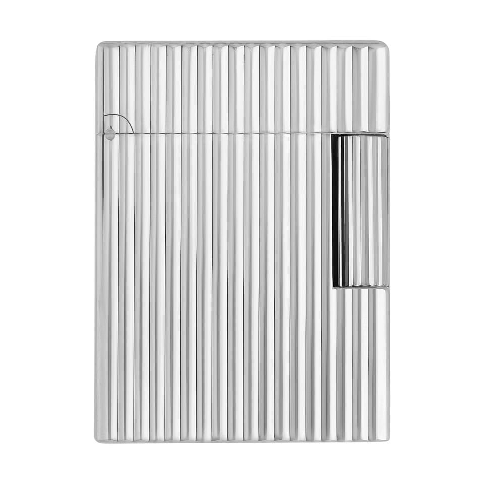 S.T. Dupont Ligne 1 Vertical Lines Silver Çakmak C14021