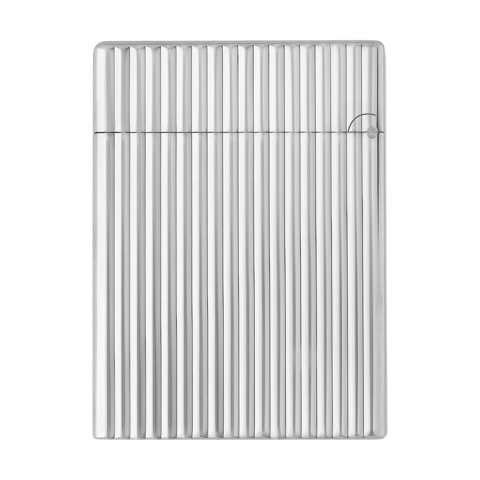 S.T. Dupont Ligne 1 Vertical Lines Silver Çakmak C14021