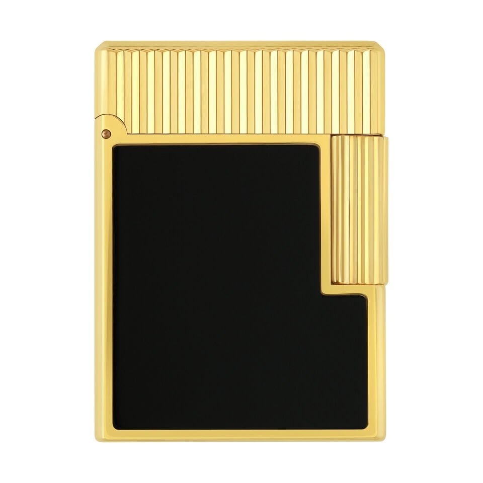 S.T. Dupont Ligne 1 Siyah Lacquer & Gold Çakmak C14120