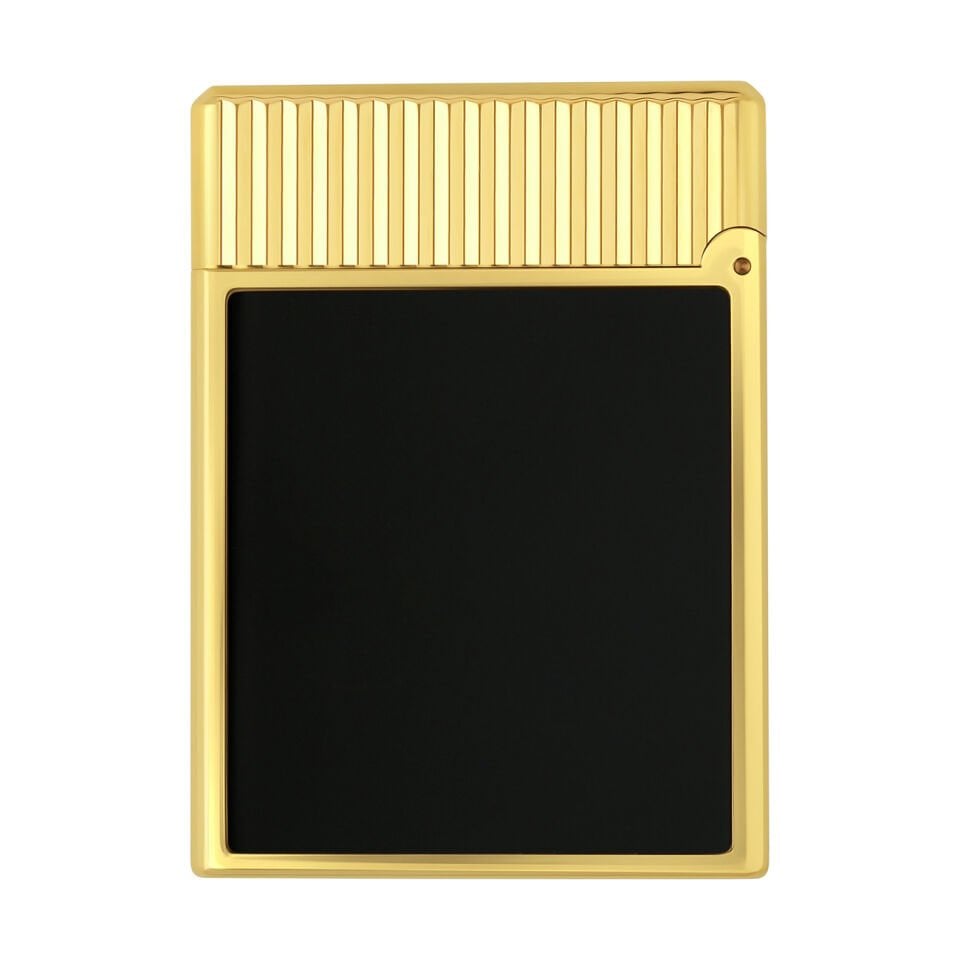 S.T. Dupont Ligne 1 Siyah Lacquer & Gold Çakmak C14120