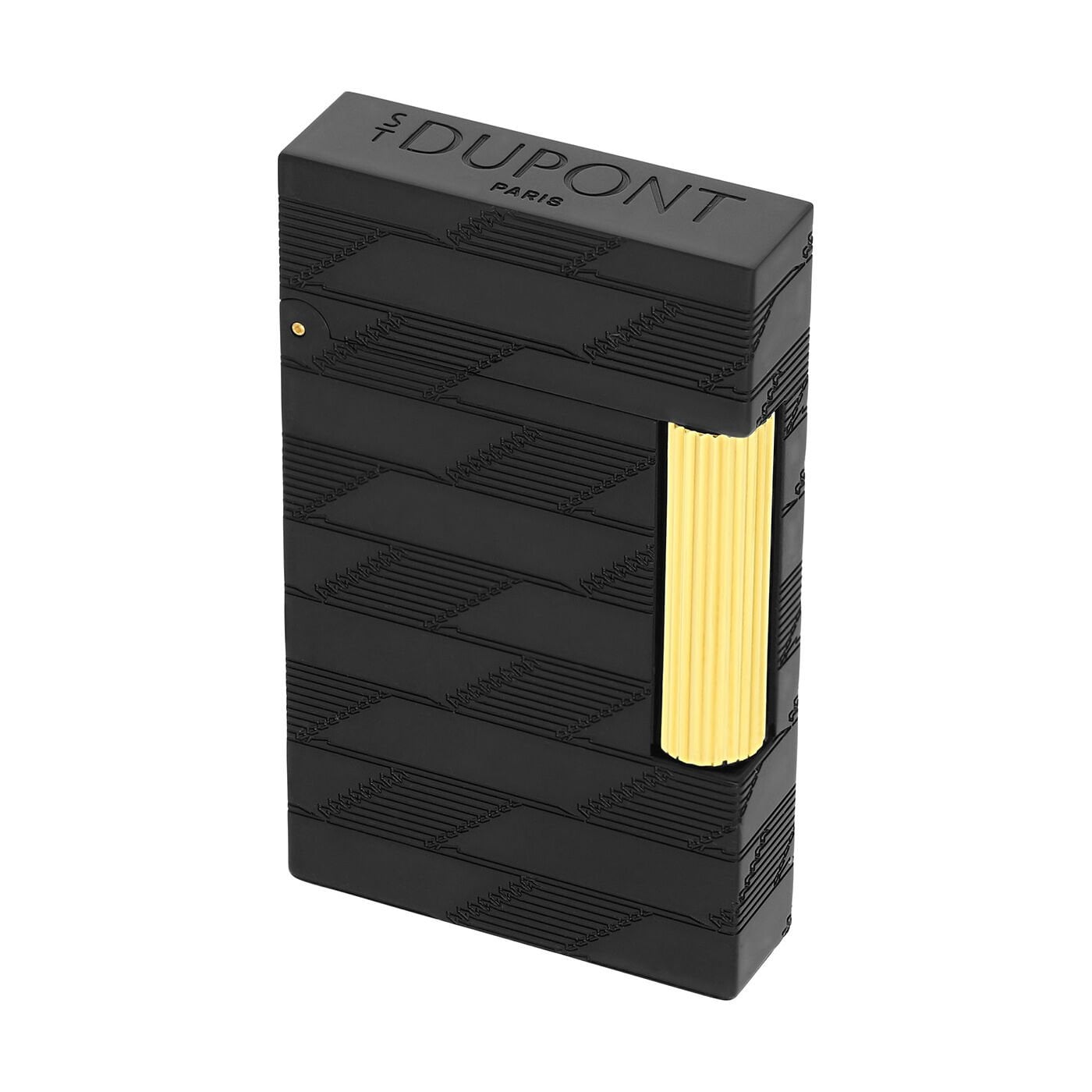 S.T. Dupont Ligne 2 Monogram 1872 Siyah & Gold Çakmak C16179