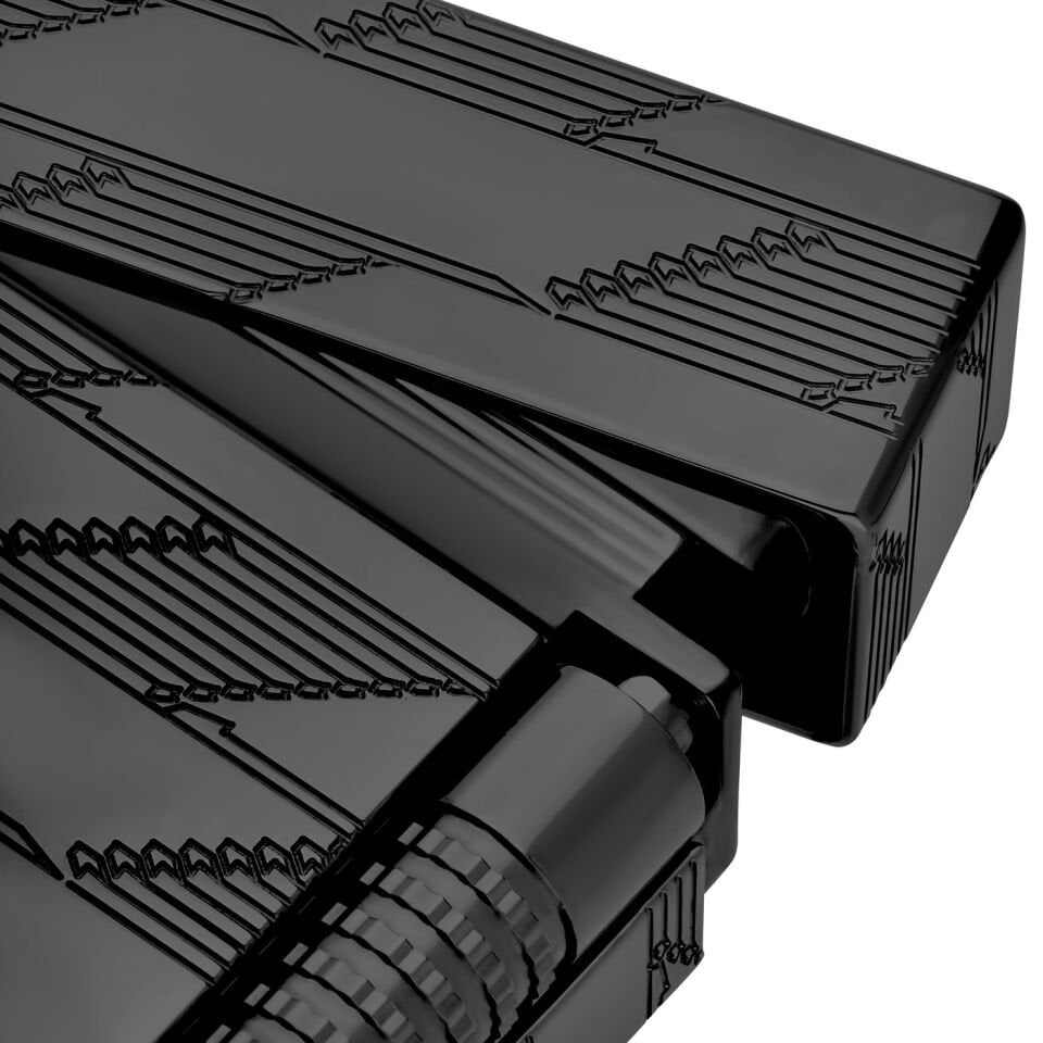 S.T. Dupont New Le Grand Monogram 1872 Siyah Çakmak C23179