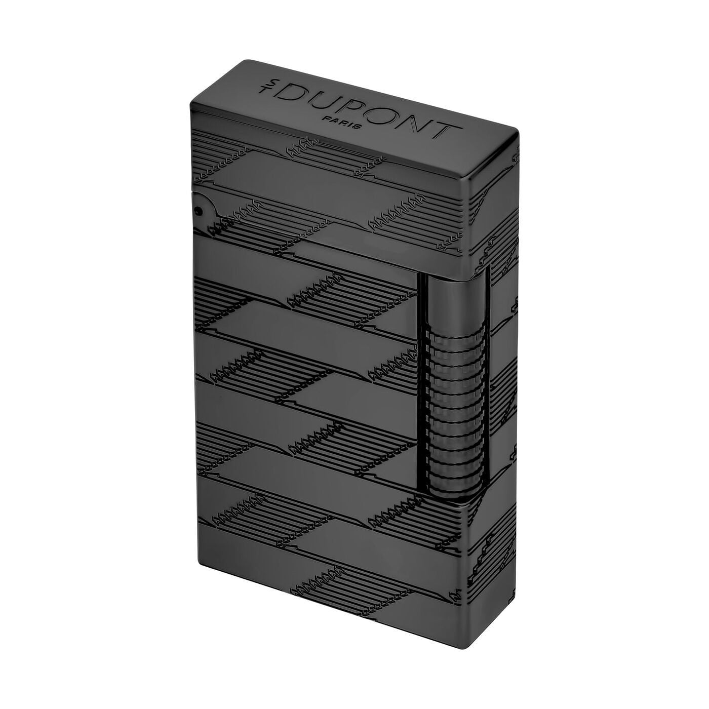 S.T. Dupont New Le Grand Monogram 1872 Siyah Çakmak C23179